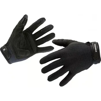 Cyklistické rukavice Pells Rukavice PELLS Dots Long Black velikost S