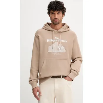 Pánské oblečení Bavlněná mikina Tommy Hilfiger MW0MW40066 béžová 80X, vel. L