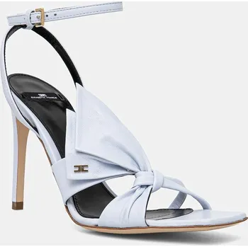 Dámské lodičky Kožené lodičky Elisabetta Franchi modrá barva, SA25L51E2 SA25L51E2.A28 50X, EUR 36