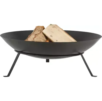 Zahradní KOVOVÉ OHNIŠTĚ na NOŽKÁCH, 50x50x25cm