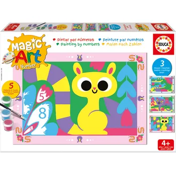 EDUCA Malování podle čísel: Džungle