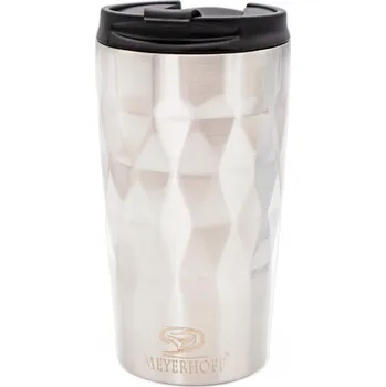 Hrnek termo nerez 380ml MEYERHOFF DIAMOND stříbrná KUTIL Sklad7 439360.00 (KUTIL Sklad7)