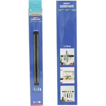 Stojan na nože Lišta magnetická černá 38cm ENGER KUTIL Sklad7 609847.00 (KUTIL Sklad7)