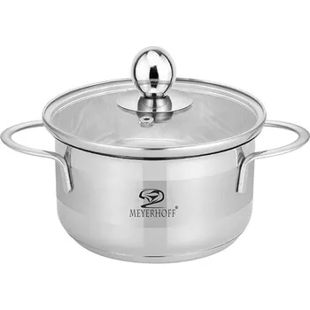 Hrnec Hrnec nerez ¤16cm 1,6L s poklicí MEYERHOFF MH-1311E KUTIL Sklad7 444374.00 (KUTIL Sklad7)
