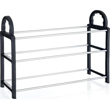 Botník černý 3 patra 65x14x42cm BRILANZ KUTIL Sklad7 4711682.00 (KUTIL Sklad7)