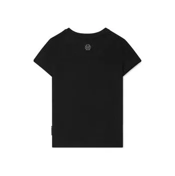 Pánské tričko PHILIPP PLEIN T-Shirt 27625 Černá Regular Fit 10