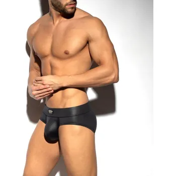 Pánské erotické prádlo Slipy ES Collection UN440 Fetish Brief černé L, pánské slipy