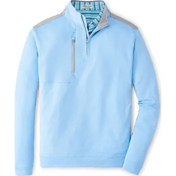 Golfová hůl Peter Millar Bowen Quater-Zip, Cottage Blue S