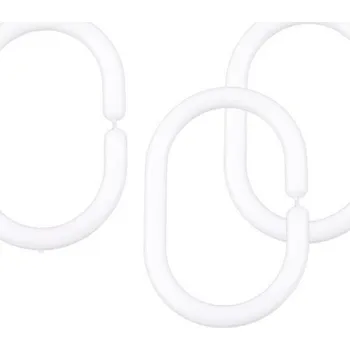 Sprchový závěs Kroužky na sprchový závěs náhradní 30ks bílá KUTIL Sklad7 608778.00 (KUTIL Sklad7)