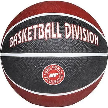 Basketbalový míč New Port Print Mini basketbalový míč hnědá Velikost míče: č. 3