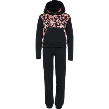 Dívčí tepláková souprava Lotto RUE 116/122 Tmavě šedá, Růžová, Bílá