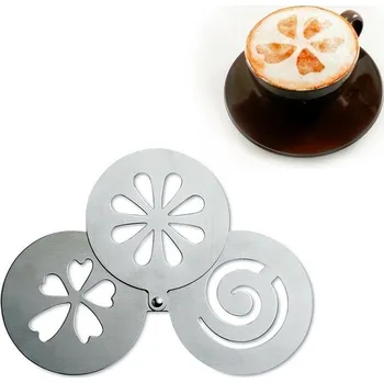 Šablona na zdobení dortů a kávy 3ks PERFECT KUTIL Sklad7 612428.00 (KUTIL Sklad7)