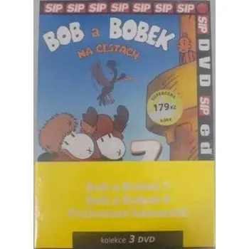 DVD film Bob a Bobek 07, 08, Pruhovaní kamarádi - 3 DVD pack