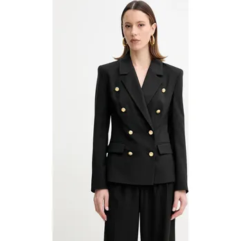Dámské sako Blazer s příměsí vlny Marciano by Guess IRINA 5GGN05.7294A černá 99X, vel. 40