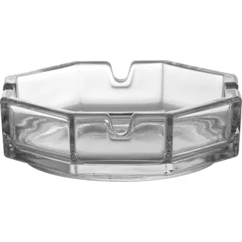 Popelník Popelník sklo 11x11cm čirý OCTAGON KUTIL Sklad7 660065.00 (KUTIL Sklad7)