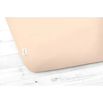 Prostěradlo DARRÉ Jersey prostěradlo - new collection krémově růžové na výšku matrace do 30 cm Velikost: 90 x 200