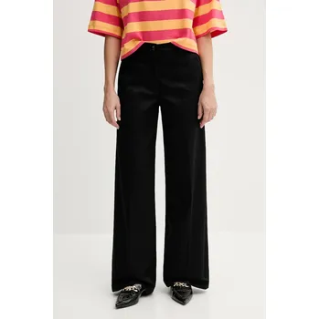 Kalhoty Sisley 4ED4LE03G černá 99X, vel. 42