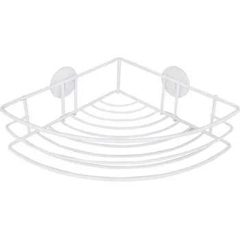 Polička koupelnová rohová bílá 30x22x7,5cm samolepící AWD1475 KUTIL Sklad7 421475.00 (KUTIL Sklad7)