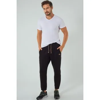 Pánský overall Pánské tepláky Italian Fashion Lider - dlouhé nohavice Černá M