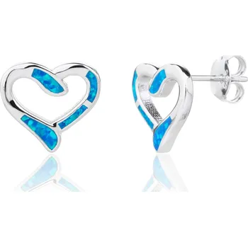 Řetízek Jan Kos jewellery Stříbrné náušnice s opálem MHT-7315/SL00