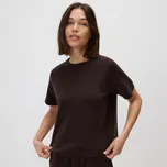 Reserved - Tričko ze směsi modalu - tmavě hnědá - 565GA-89X - 565GA-89X-XXL-2