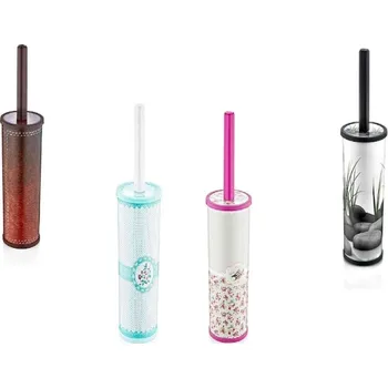 WC štětka WC sada plast DEKOR TUBE, mix dekorů KUTIL Sklad7 609724.00 (KUTIL Sklad7)