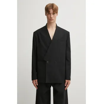 Dámské sako Vlněné sako Kenzo Weave Kimono Tailored, 50, černá, 99X