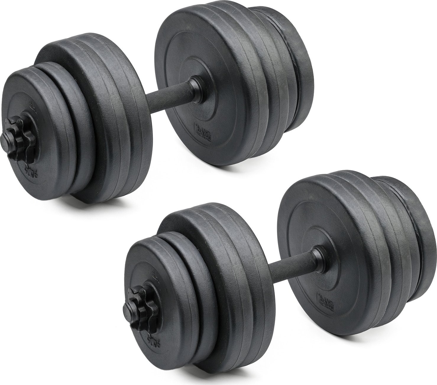 Set jednoručních nakládacích činek 2 x 15 kg TRINFIT NCP 25 mm