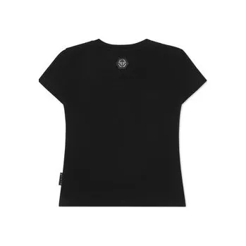 Pánské tričko PHILIPP PLEIN T-Shirt 20105 Černá Regular Fit 6