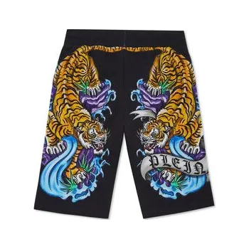 Pánská móda PHILIPP PLEIN Šortky 27601 Černá Jogger Fit 10