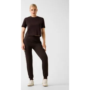 Pánské kalhoty Guess Kalhoty z materiálu 147809 Hnědá Slim Fit M