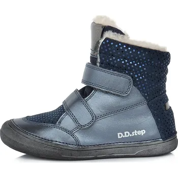 Dětská treková obuv D. D. STEP Zimní obuv D.D. STEP W078-758C - modrá Velikost: 26