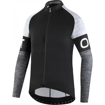 cyklistický dres Dotout cyklistický dres s dlouhým rukávem - černý Velikost: L
