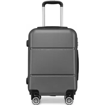 KONO kabinový kufr na kolečkách - ABS - 41L - šedý