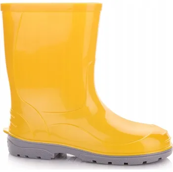 Dívčí obuv Holínky dětské gumové vysoké dlouhé Lemigo Oli - Žluté 35