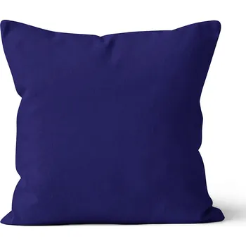 Polštář Mikroplyšový povlak na polštář 40x40 cm Tmavě Modrý