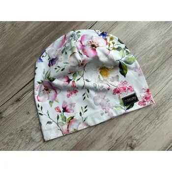 Čepice Natuty Čepička homeless - Jabloňové květy Velikost: 52-54