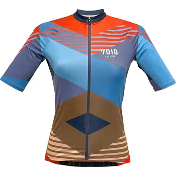 Cyklistické oblečení VOID dámský dres abstract jersey ss w - multicolour Velikost: S
