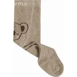 MINYMO dětské punčocháče s obrázkem koaly Silver Mink hnědá vel. 68/74 cm