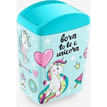 Odpadkový koš Koš odpadkový výklopný 10L UNICORN dekor KUTIL Sklad7 419512.10 (KUTIL Sklad7)