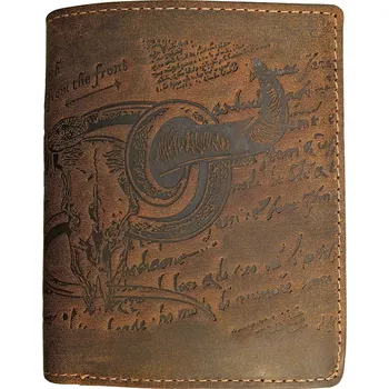 Peněženka LandLeder 1732-25 Bull and Snake pánská kožená peněženka hnědá