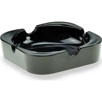 Popelník Popelník sklo 10x10cm černý SQUARE KUTIL Sklad7 660075.10 (KUTIL Sklad7)