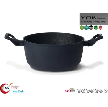 Hrnec Hrnec nepřilnavý ¤20cm 2,8L VIRTUS, indukce KUTIL Sklad7 714780.00 (KUTIL Sklad7)