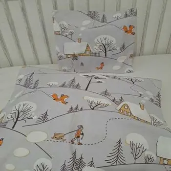 Hnízdečko pro miminko Pro útulný domov Fluffy sada do kočárku V zimě Sada do kočárku nebo hnízdečka: Pouze samotná peřinka