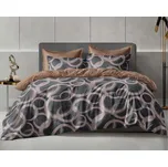 Flanelové povlečení z mikrovlákna BRUSARI šedo-hnědé Rozměr povlečení: 70 x 80 cm | 140 x 200 cm 239613336