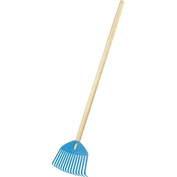 Hrábě Hrábě plast dětské s dřevěnou násadou 71cm FOCUS modré KUTIL Sklad7 2230050.00 (KUTIL Sklad7)