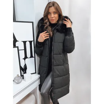 Dámská bunda černá Dstreet TY4050 - výprodej Barva: Černá, Velikost: L