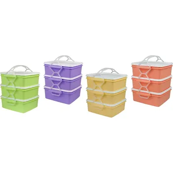 Jídlonosič Jídlonosič plast čtvercový 3x1,2L barva CZ KUTIL Sklad7 1737600.00 (KUTIL Sklad7)