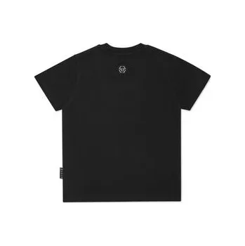 Pánské tričko PHILIPP PLEIN T-Shirt 28211 Černá Regular Fit 6