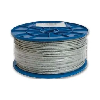 Lany Lano ocelové v PVC bužírce 4/5mm/75m Zn KUTIL Sklad7 8051110.00 (KUTIL Sklad7)